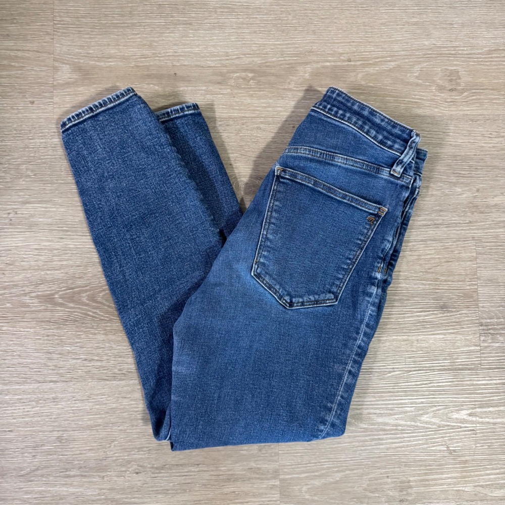Madewell Curvy Roadtripper Jeans Womens 27 Blue High Rise Skinny Denim CKP4761